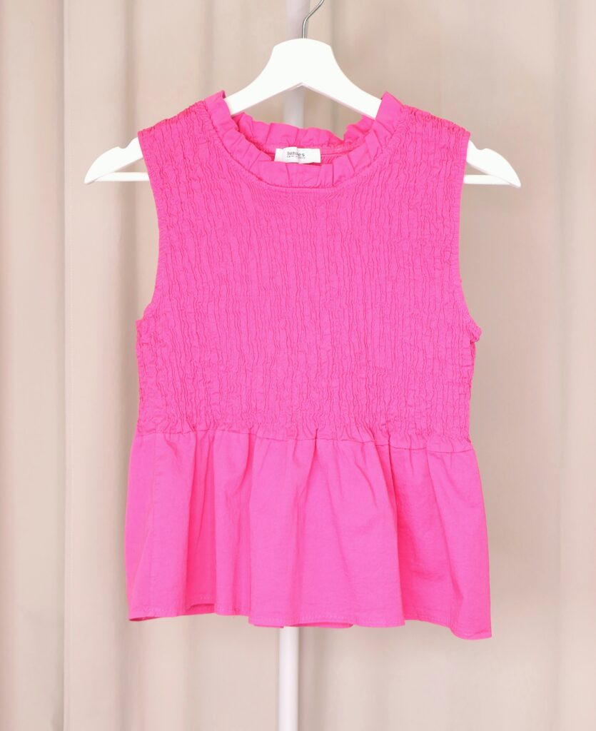 Blusa Nido de Abeja Fucsia