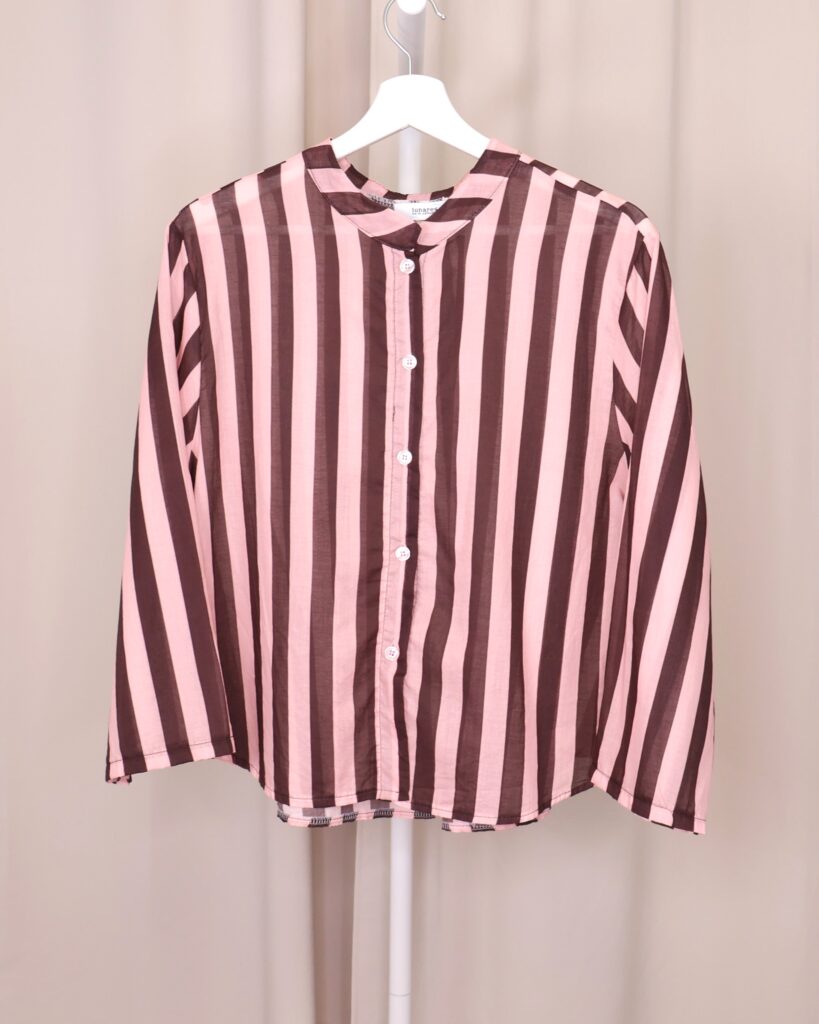 Camisa Rayas Rosa Chocolate