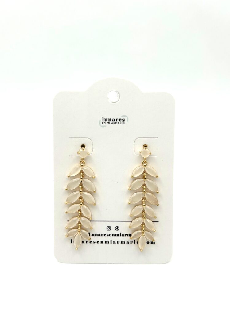 Pendientes Aura Beige