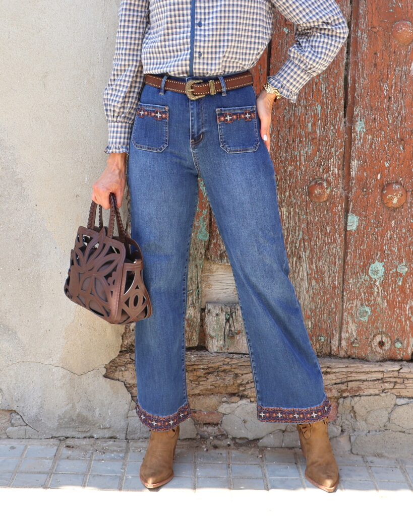 Jeans Denim Bordados