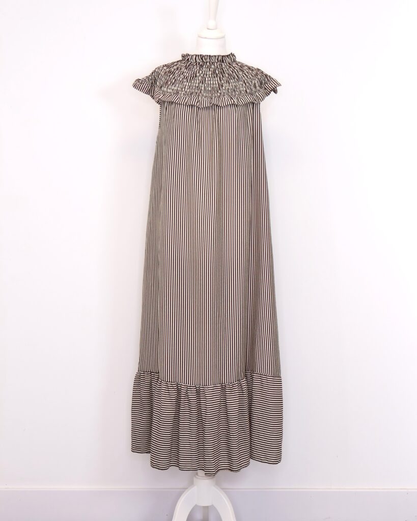 Vestido Rayas Chocolate