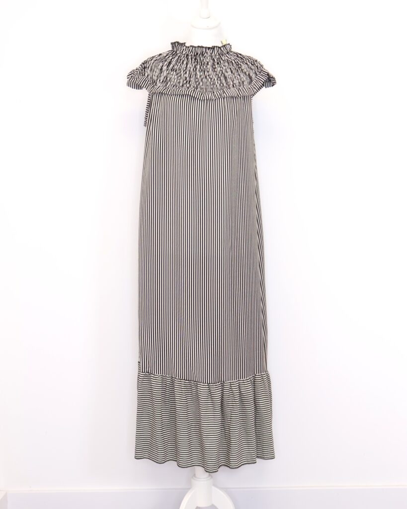 Vestido Rayas Negro