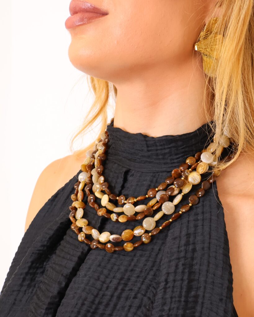 Collar de Cuentas Moka