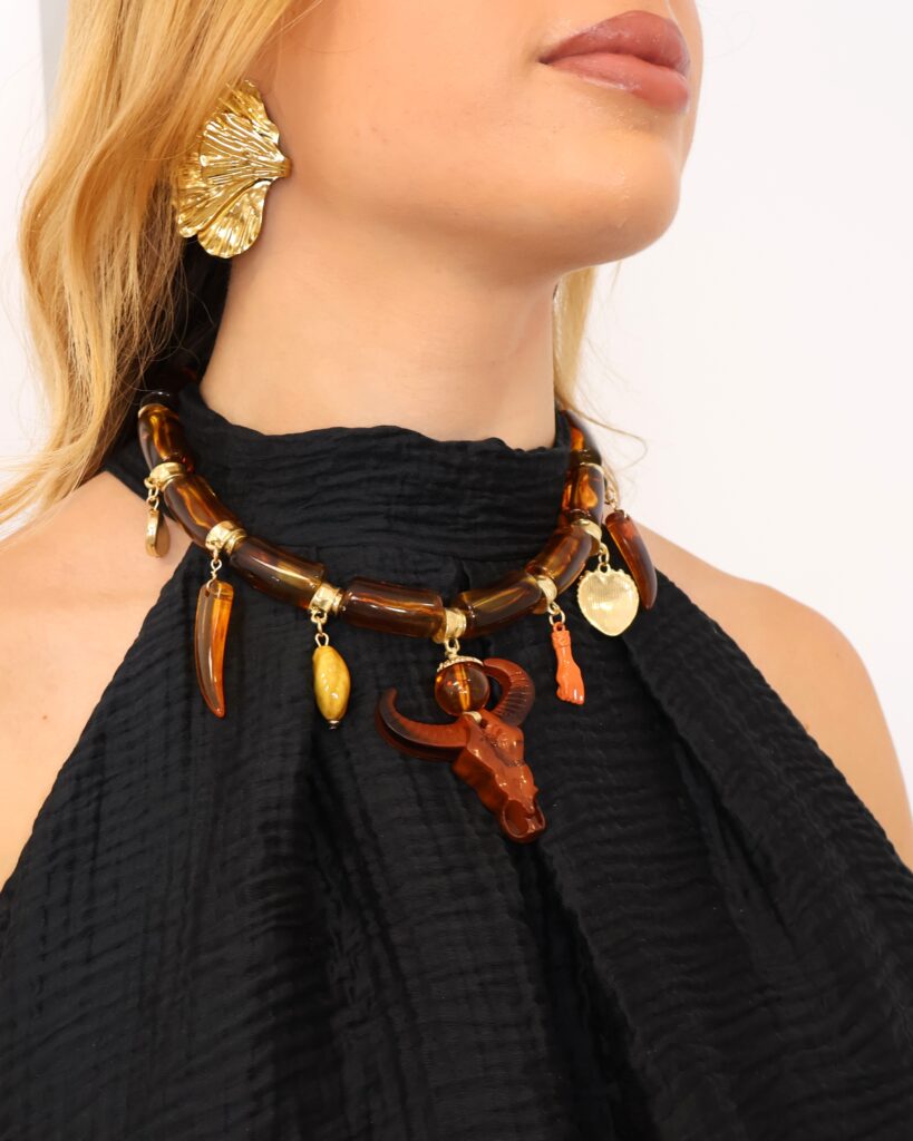 Collar Toro Ámbar