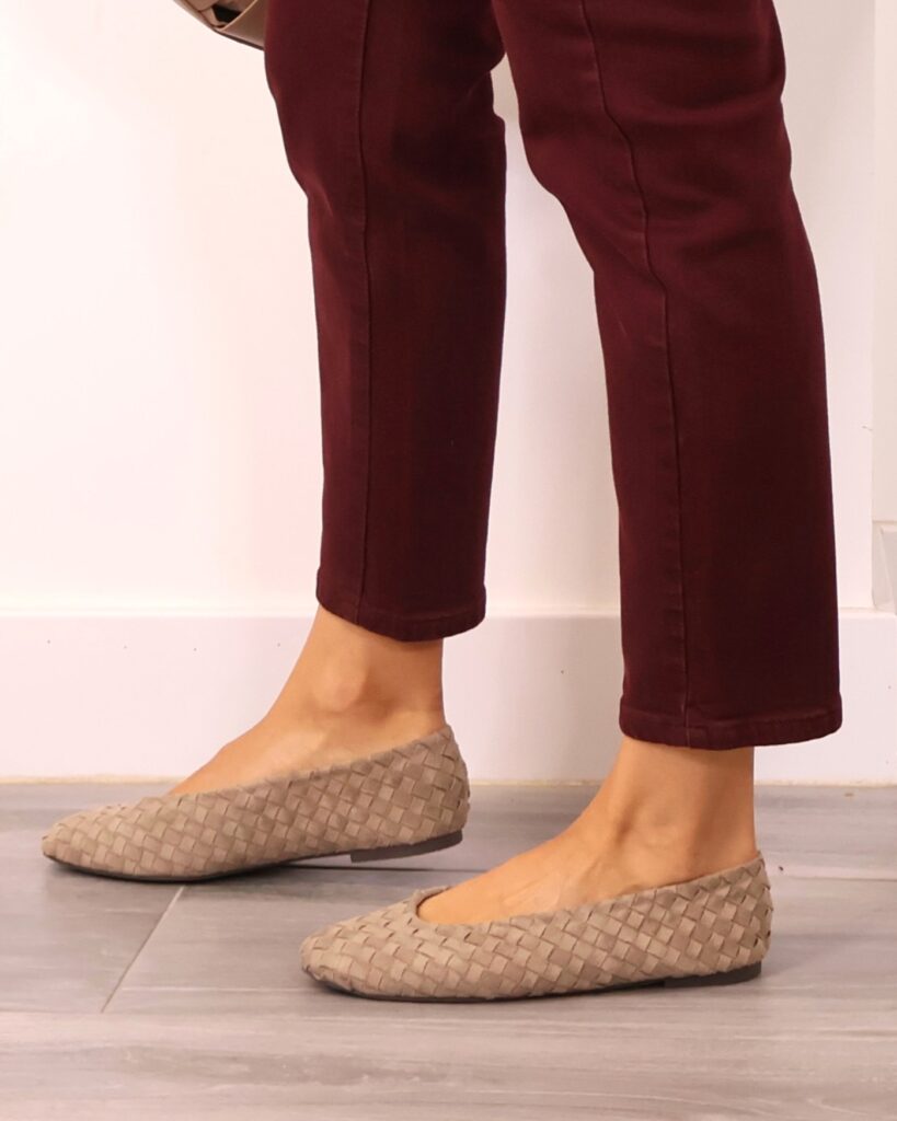Bailarina Beige Trenzada