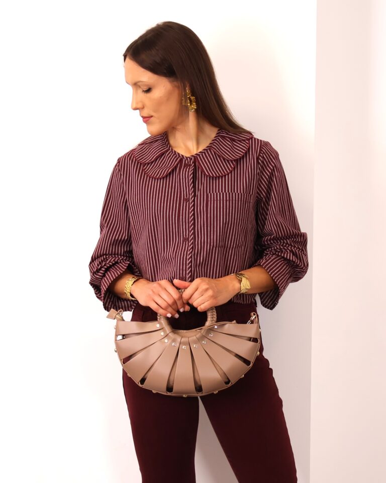 Camisa Burdeos Rayas
