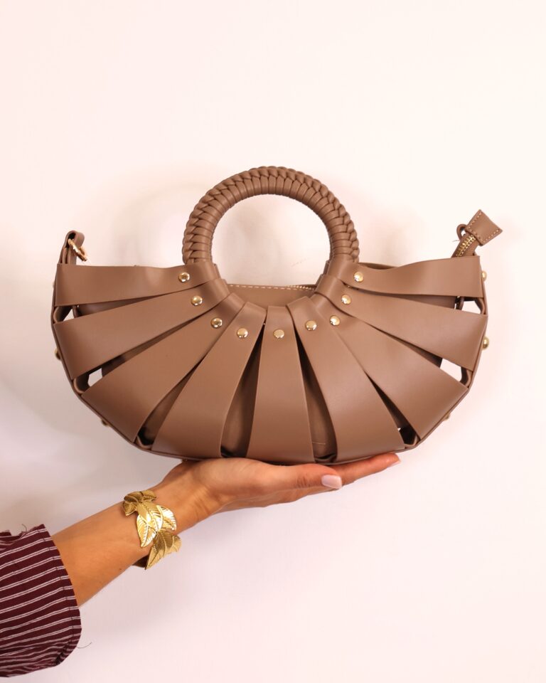 Bolso Topo Efecto Plisado