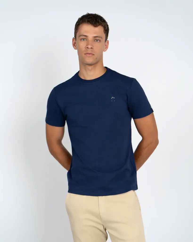 Camiseta Retro Logo Midnight Navy