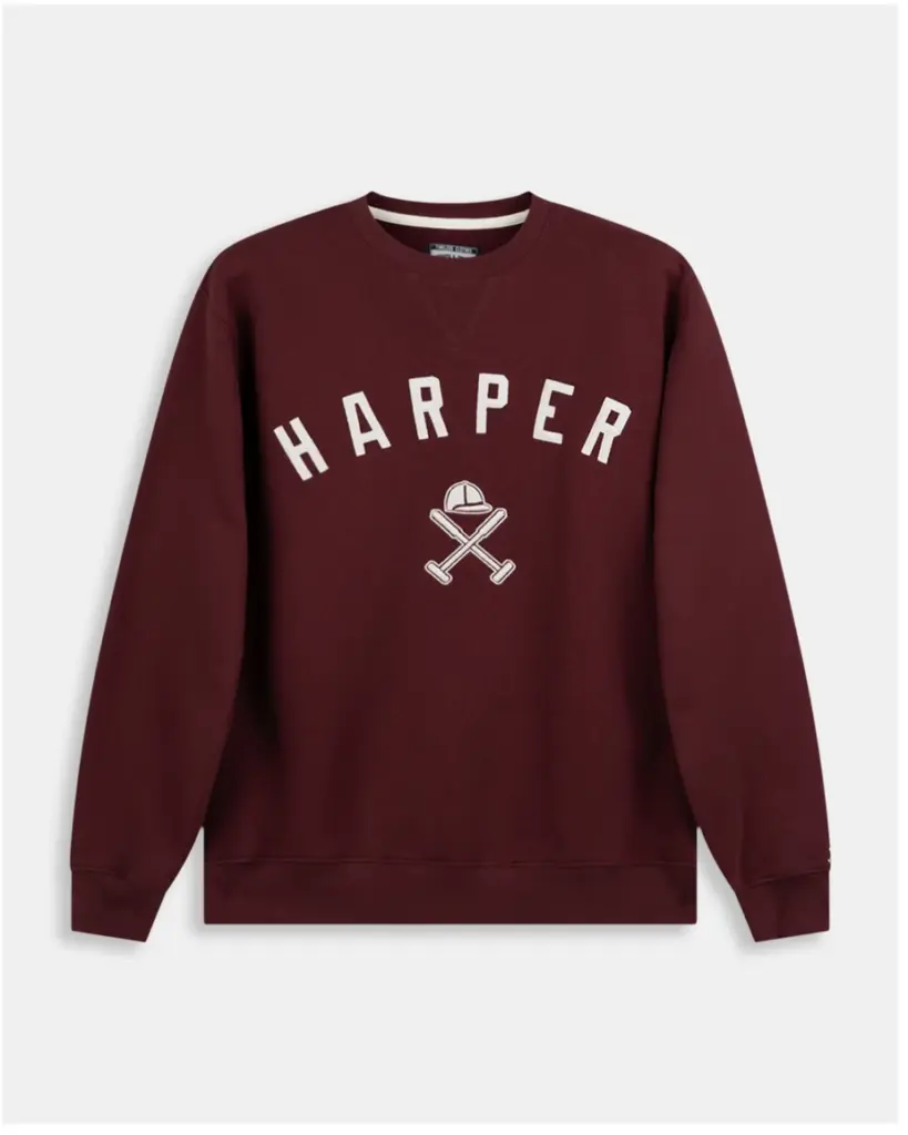 Sudadera Crew-Neck New England Rich Burgundy
