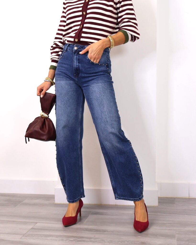 Jeans Balloon Denim Tachuelas